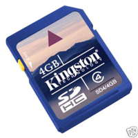kingston 4GB secure digital sd